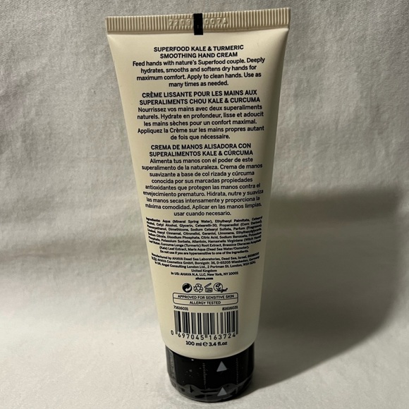 ✋NWT✋ AHAVA Smoothing Hand Cream - Kale & Turmeric - Picture 3 of 7